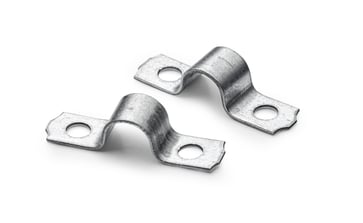 [3039302938] Kabelbøjle 8mm 2 lap forzinket - pr. stk.