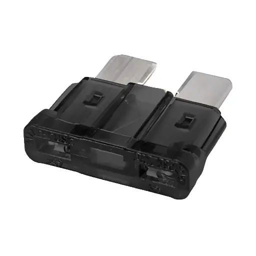 [H23011] Autosikring - 1A (sort) 19mm