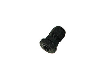 [H16919] Vandtæt forskruning - PG7, IP68, Sort (Ø3,5-7mm)