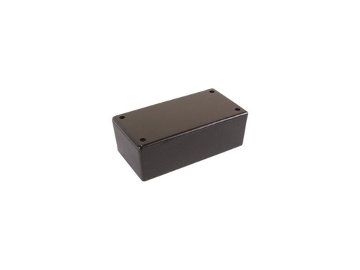 [H16328] ABS plastkabinet - Sort (130x70x45mm)