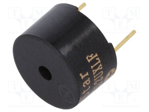 [H12472] Mikro-summer - 3V (2-5V) 30mA, 85dB, printben