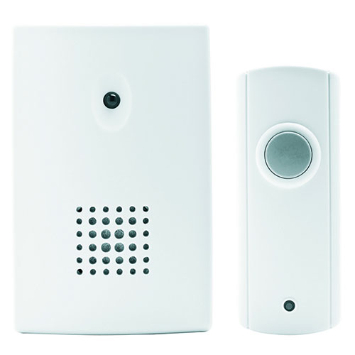 [32913] Dørklokke 1000 trådløs value hvid