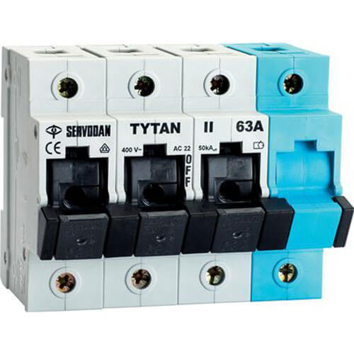[3419700040] Gruppeafbryder Tytan II 2-63A 3p+N