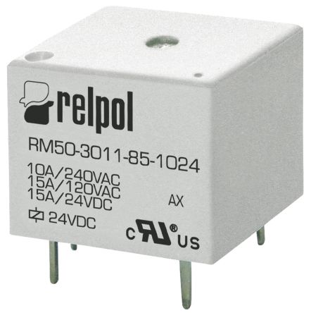 [H12339] Miniature relæ - 3VDC 10A, 1 x skifte (SPDT), 5-ben 2mm