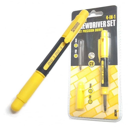 [359166] 4-i-1 pen skruetrækkersæt