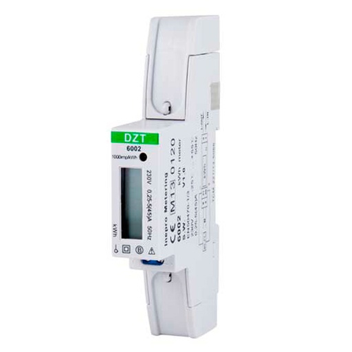 [39121538] Bimåler / Elmåler KWH for din skinne 1F 45A LCD
