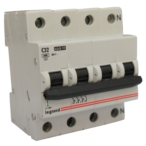 [3922330460] Automatsikring 3P+N 32A C 6kA