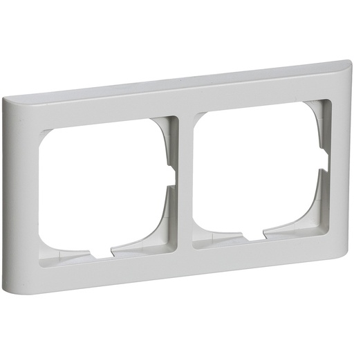 [1017042322] LK Fuga ramme Softline 63 2m vandret - lysegrå