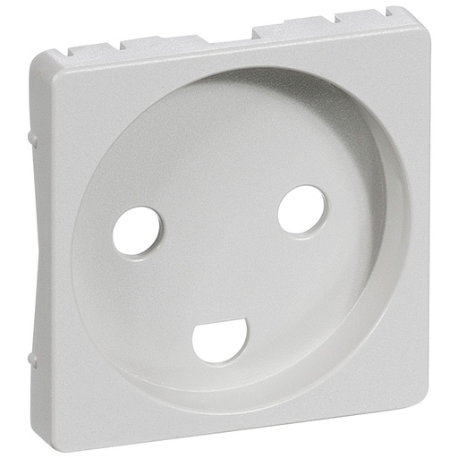 [1017042759] Fuga Afdækning for stikkontakt 1 modul lysegrå