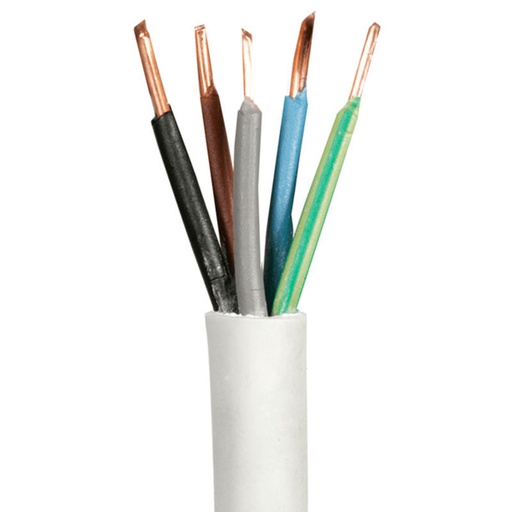 [4233003171M] HF Let installationskabel 5x1,5mm² - pr. meter