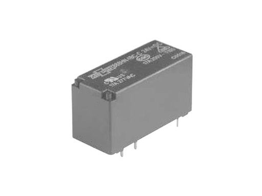 [H39218] Miniature relæ - 12VDC 17A, 1 x skifte (SPDT), 8-ben 5mm