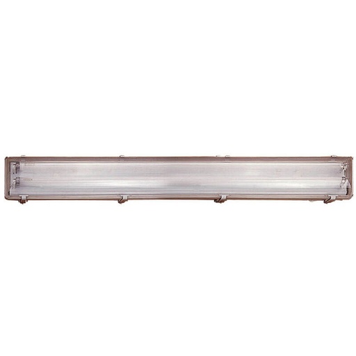 [4246197077] Budget Armatur inkl. Rør - 2x36W IP65