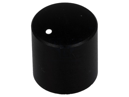 [H56770] Drejeknap til 6mm aksel, Ø15x16mm, Sort