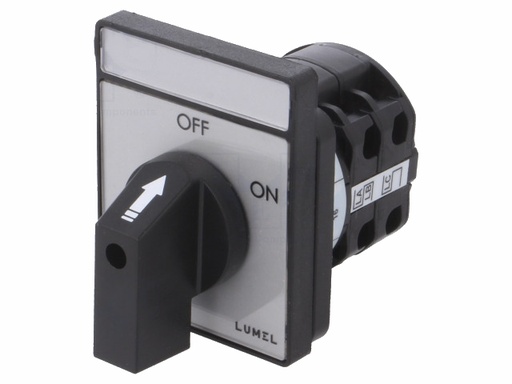 [H56453] Maskin drejeafbryderkontakt - 3P OFF-ON, 16A