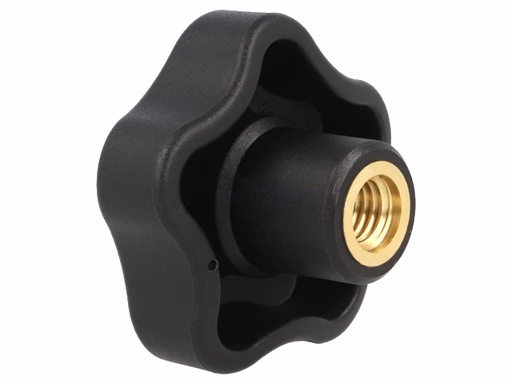 [H59539] Fingerskrue - M10 x L18mm gevindhul, Ø40mm greb