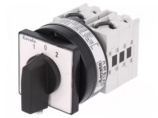 [H64423] Maskin drejeafbryderkontakt - 3P, (1)-0-(2), 16A (IP65)