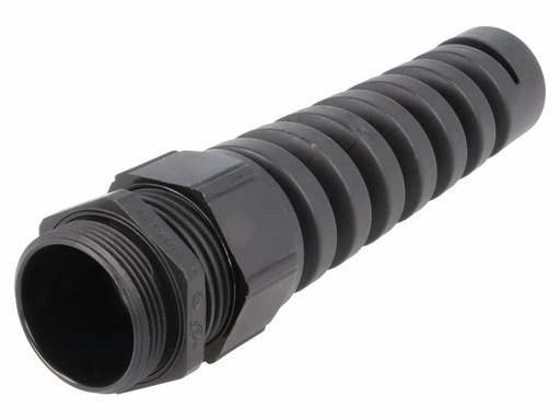[H60235] Kabelgennemføring m. aflastning - M16, IP68, Sort (4,5-10mm)