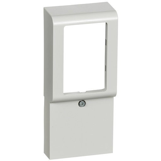 [1017043622] Dæksel for panelunderlag softline 1½ modul lysegrå