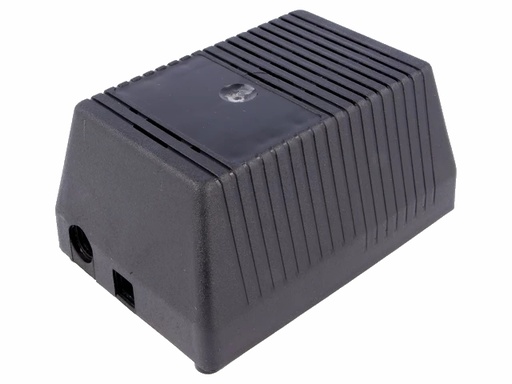 [H62475] Strømforsyningskabinet - Inline, 97x137x 67mm, Sort