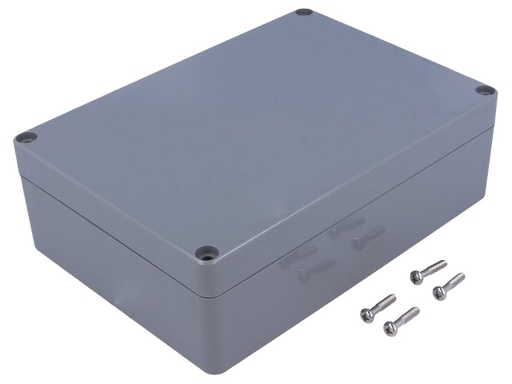 [H16232] G313 plastkabinet - Grå, IP65 (171x121x55mm)