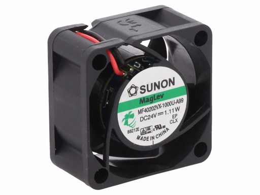 [H62004] DC blæser - 40x40x20mm 24Vdc / 0,94W, Vapo, 2 ledn.