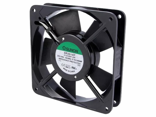 [H64556] AC blæser - 120x120x25mm 230V 90mA 19W m. kugleleje