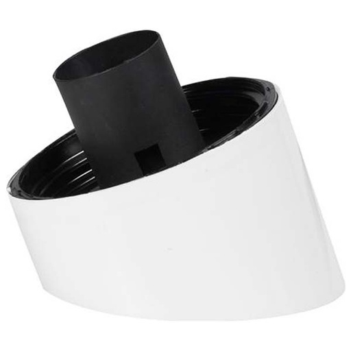 [5443055015] Loftarmatur E27 skrå hvid
