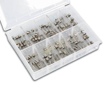 [H15497] Sikringssortiment - 100 stk. 5x20mm, Flink (0,1A - 5A)