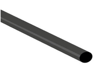 [H16825] Krympeflex 2:1 - Ø4,8mm SORT (1,2m)