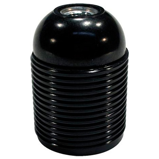 [5449501000] Fatning E27 m. udvendig gevind sort