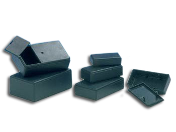 [H16279] TEKO "sæbe" ABS kabinet - Sort (90x56x22mm)