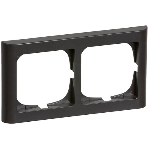 [1017044281] LK Fuga ramme Softline 63 2m vandret - koksgrå