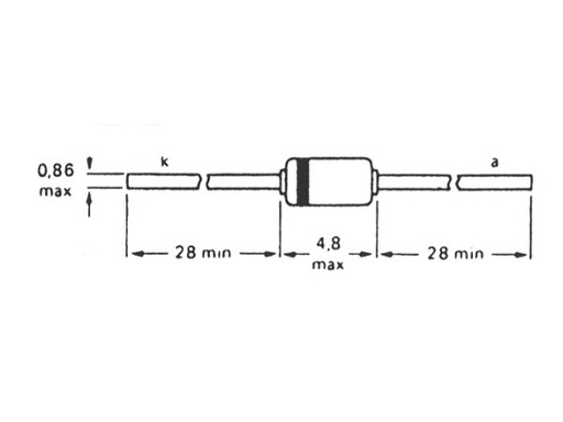 [H14055] Zenerdiode - 6,8V / 1,3W ±5% (DO41)