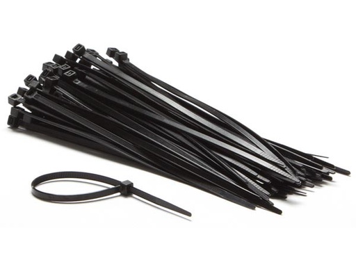 [H16473] Kabelstrips - 4,6x200mm, Sort (100 stk.)