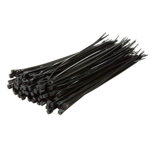 [H45111] Kabelstrips - 2,5x200mm vejrbest. Sort (100 stk.)