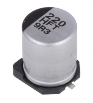 [H55410] SMD elektrolytkondensator - 220uF 50V, F hus (FT)