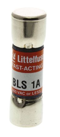 [H47544] Keramisk sikring - Ø10x35mm, 1A 600V, Flink (Industriel)