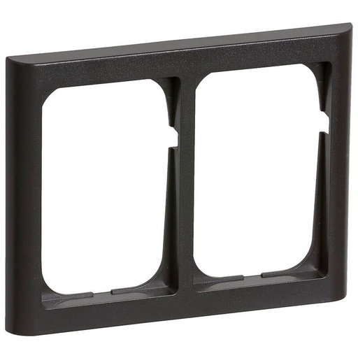 [1017044566] LK Fuga ramme Softline 63 2x1½m - koksgrå