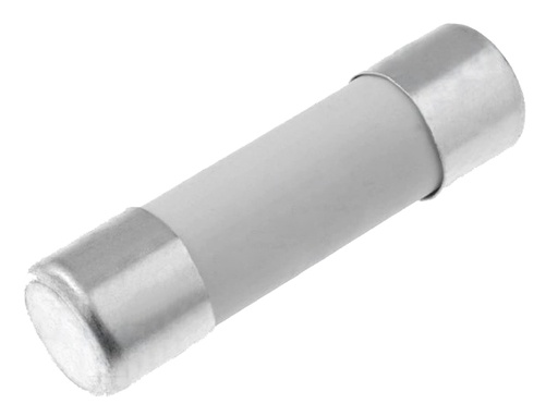 [H58990] Keramisk sikring - Ø5x20mm, 10A / 250V, Flink