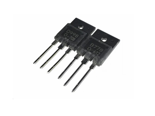 [H62740] Audio Transistor-par - 2SB778 + 2SD998 (TO3P)