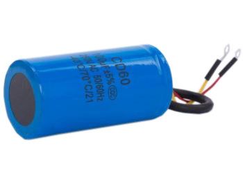 [H25052] MOTOR start kondensator - 100uF 250Vac m. ledn. (CD60)