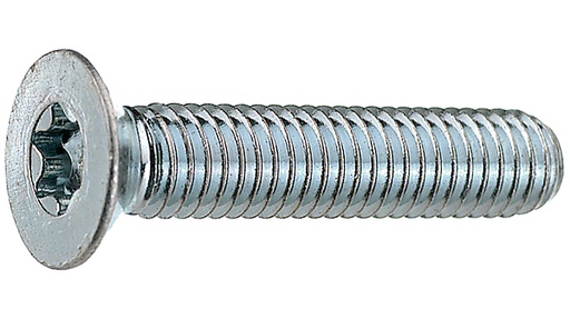 [H55687] TORX maskinskrue, undersænket - M4x8mm, TX20 kærv (25 stk.)