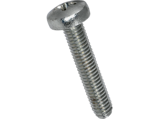 [H55746] Maskinskrue, panhoved - M2,5x8mm, pozidriv PZ1 (50 stk.)
