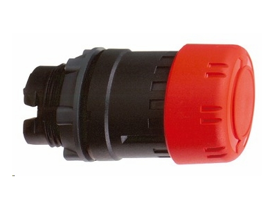 [H37268] Harmony nødstopshoved i plast med Ø30 mm paddehoved i rød farve og drej for at frigøre