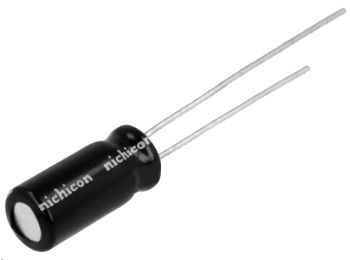 [H62169] Bipolar Elektrolyt Kondensator - 47uF 35Vdc Lodret (±20%)