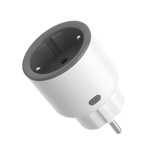 [H52202] Wi-Fi Smart stikkontakt m. strømmåler - CEE7/3 udtag, Hvid