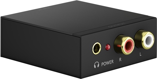 [H44557] Digital-til-analog audiokonverter - TOSLINK/COAX > RCA/Jack
