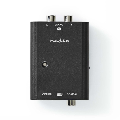 [H58993] Analog-digital audiokonverter - 2 x RCA(Phono) > COAX/optisk