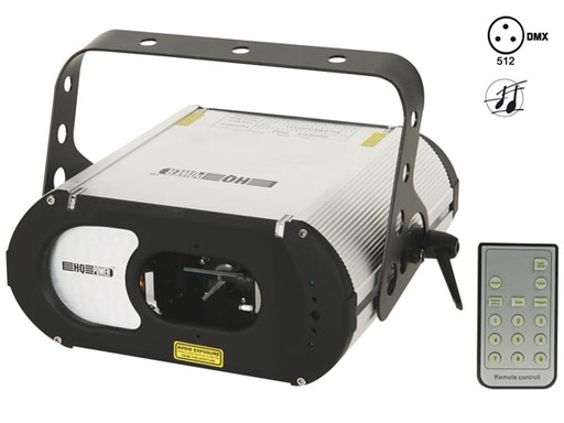 [H23546] 3 farve lasereffekt, 100mW, 9 DMX kanaler