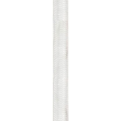 [5732200115] Stofledning 2x0,75mm² hvid - pr. meter